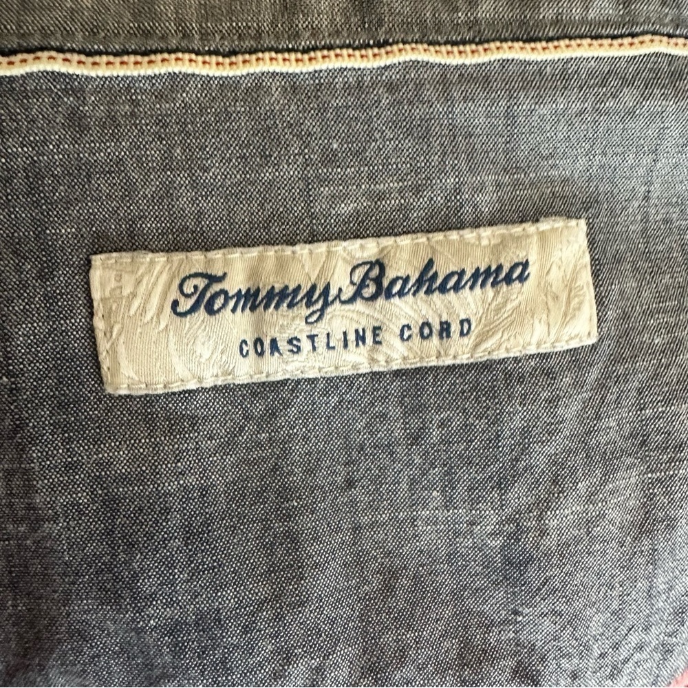 Tommy Bahama Coastline Corduroy Corduroy Pink Button-Down Shirt XL - Picture 6 of 8